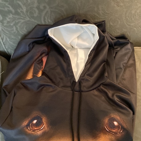 Very unique, hooded sweatshirt. Double XL. Unisex. - Picture 6 of 7